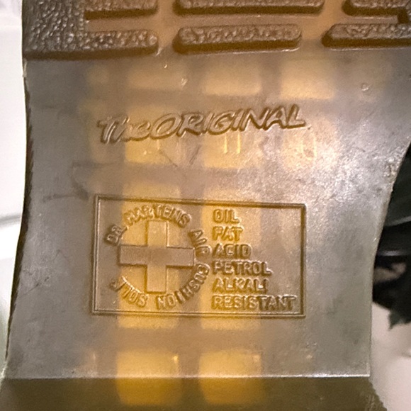 Dr. Martens Black Leather Combat Boots - Picture 5 of 5